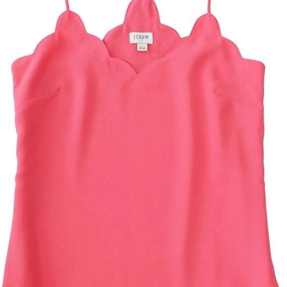 J. Crew Tops - Scalloped Crepe Cami